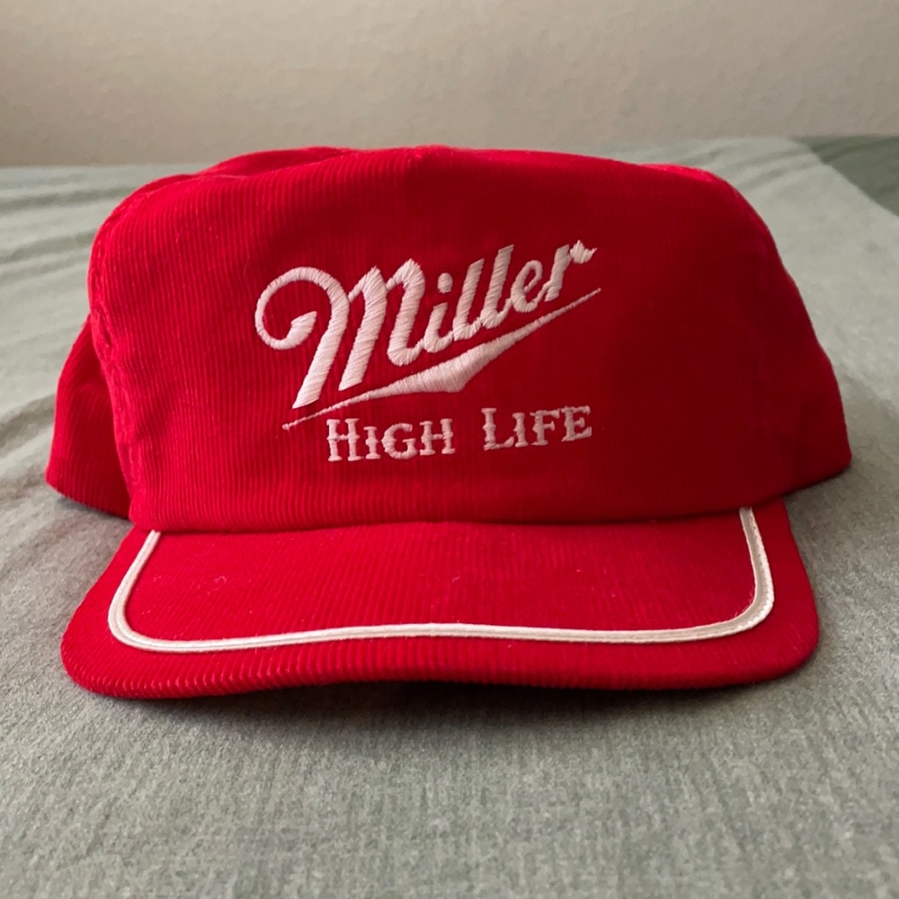 Made in the USA Miller High Life corduroy hat